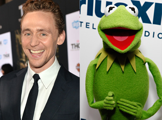Tom Hiddleston, Kermit the Frog Tom Hiddleston, Kermit the Frog